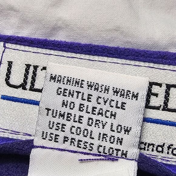Jacobson's Purple Deadstock VTG Faux Suede USA Made Midi Skirt Women's Size 14 - Picture 7 of 10